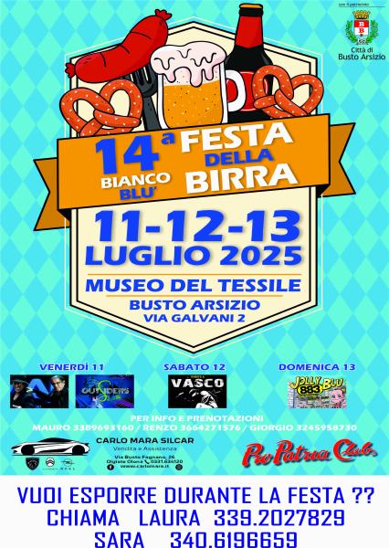 14 FESTA DELLA BIRRA BIANCOBLU'